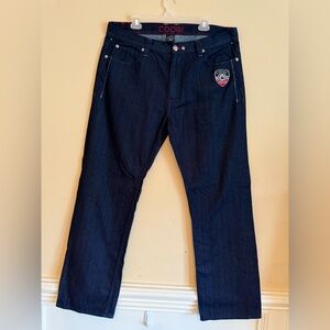 Coogi Men's Dark‎ Blue Jeans Sz 38 x 34